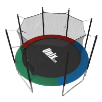 Батут Unix line Simple с внутренней сеткой 8 футов - 240 см (цветной) (TRSI8INC)
